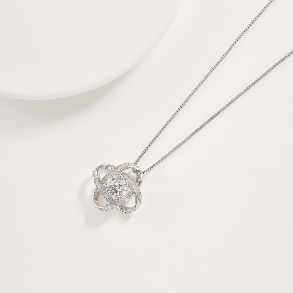 Colgante Amor Anudado en Plata 925